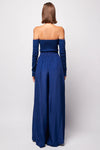 Elasticized Wide Leg Pant