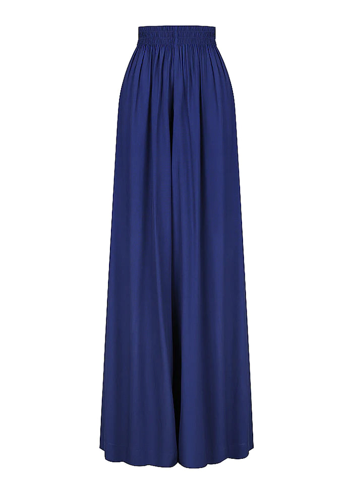 Elasticized Wide Leg Pant