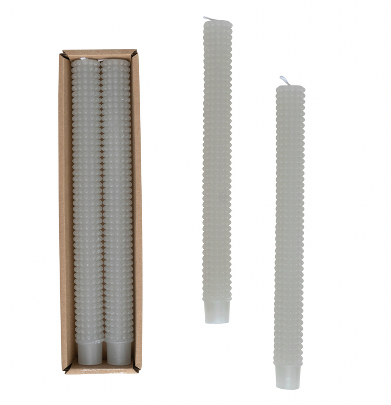 Hobnail Taper Candles