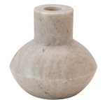 Round Marble Taper Holder
