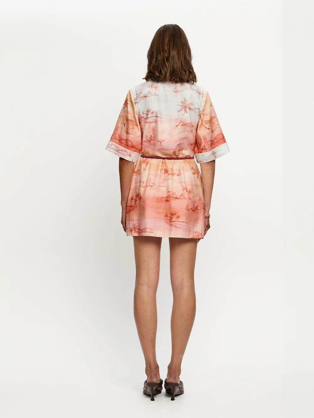 Sunset Shirt Mini Dress 8 / L Sunset Shirt Mini Dress 8 / L