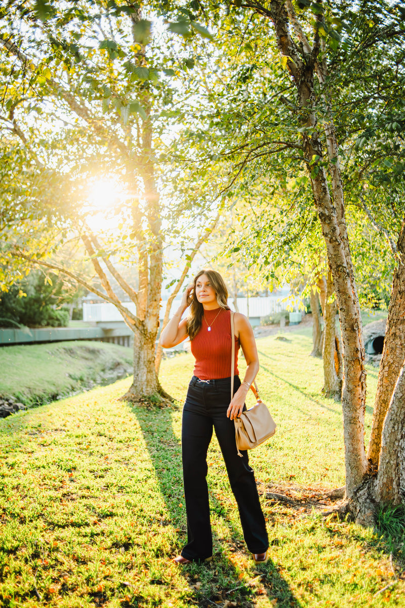 Lorlei Mock Neck