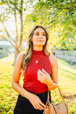 Lorlei Mock Neck