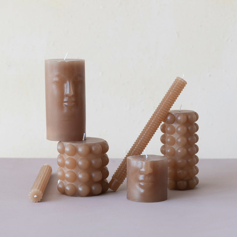 4x4 Hobnail Candle