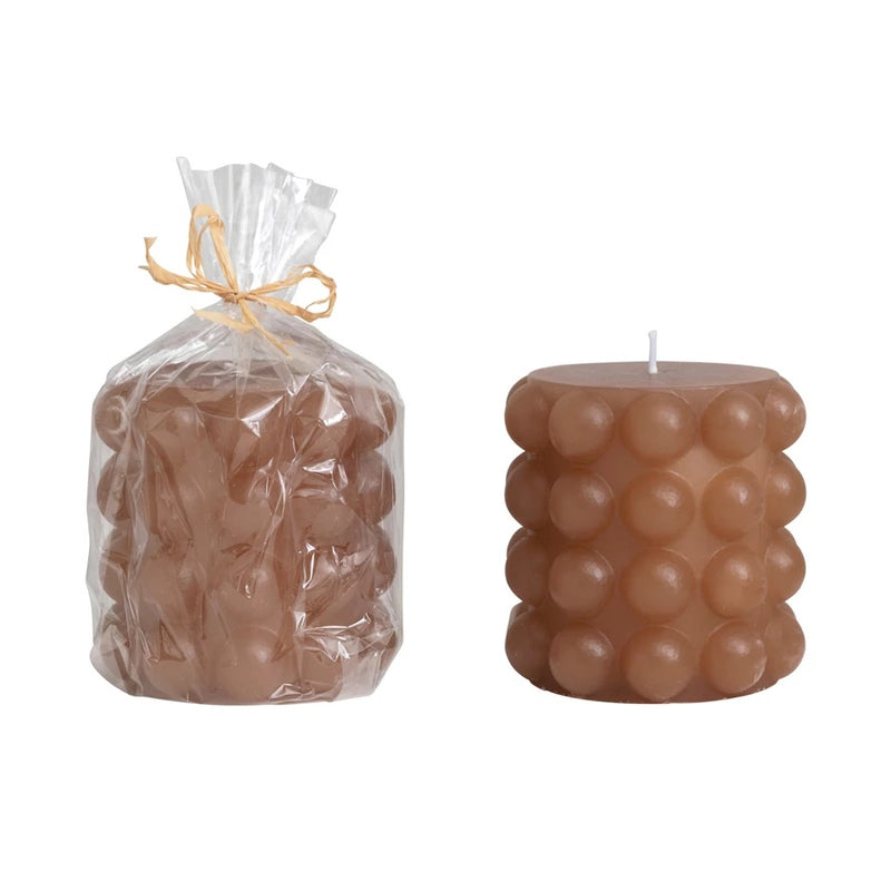 4x4 Hobnail Candle